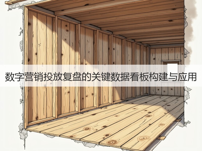 数字营销投放复盘的关键数据看板构建与应用