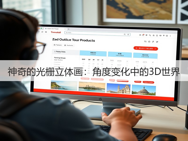 神奇的光栅立体画：角度变化中的3D世界