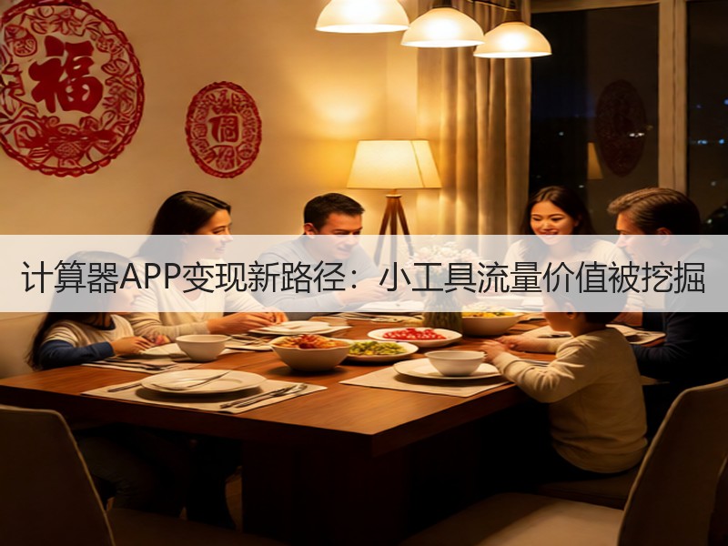 计算器APP变现新路径：小工具流量价值被挖掘