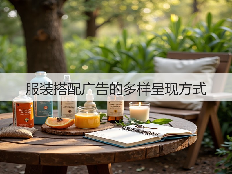 服装搭配广告的多样呈现方式