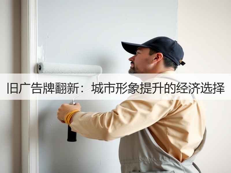 旧广告牌翻新：城市形象提升的经济选择