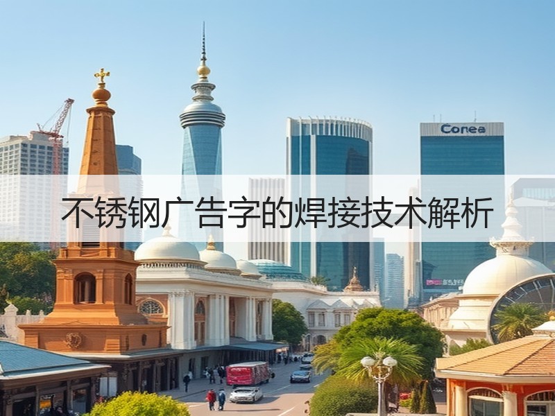 不锈钢广告字的焊接技术解析