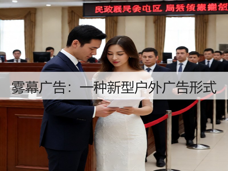 雾幕广告：一种新型户外广告形式