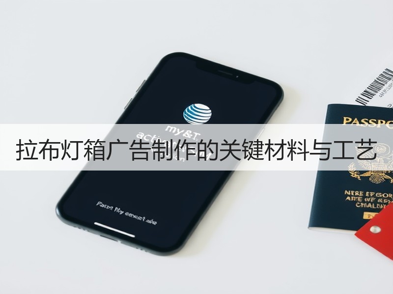 拉布灯箱广告制作的关键材料与工艺