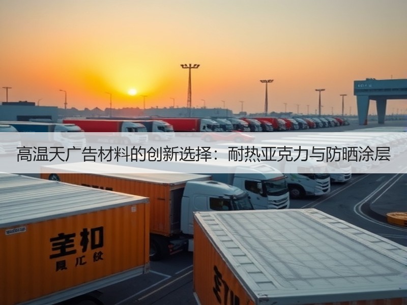 高温天广告材料的创新选择：耐热亚克力与防晒涂层