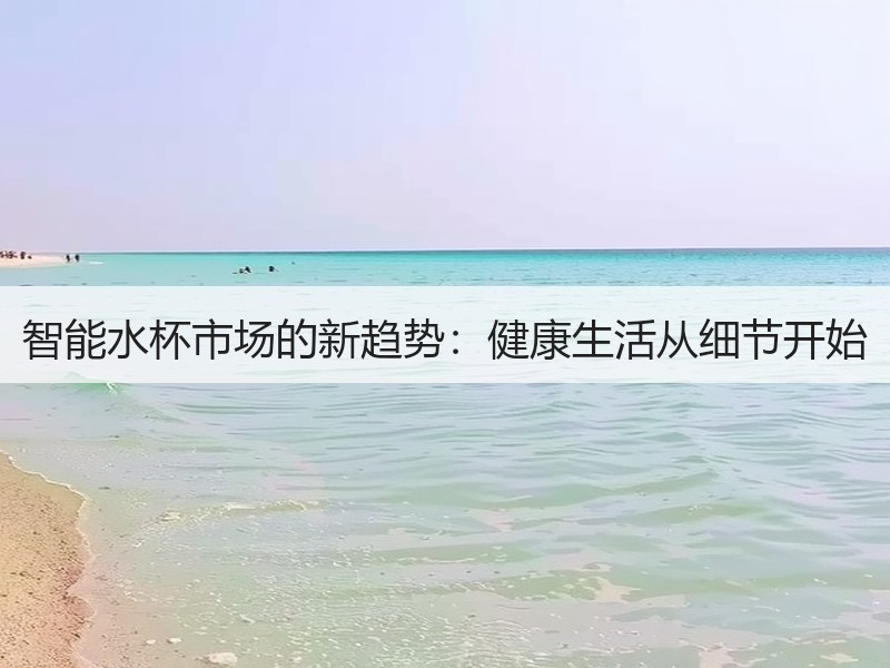智能水杯市场的新趋势：健康生活从细节开始
