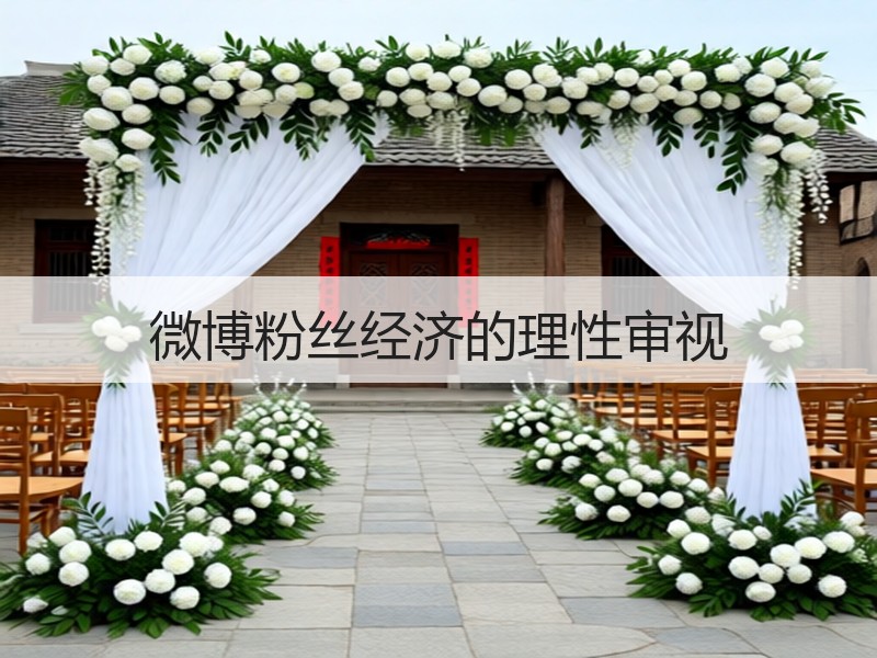 微博粉丝经济的理性审视