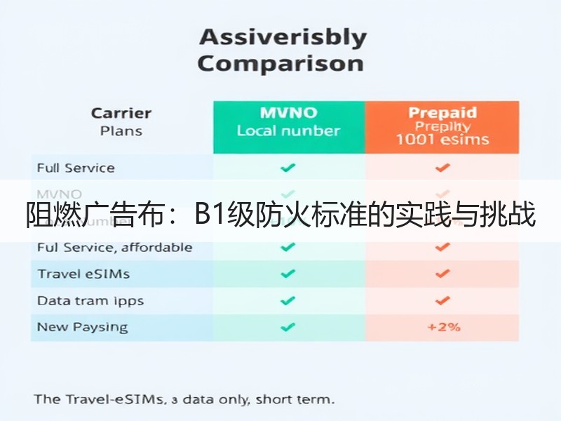 阻燃广告布：B1级防火标准的实践与挑战