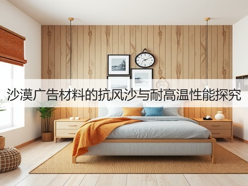 沙漠广告材料的抗风沙与耐高温性能探究