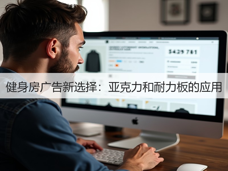健身房广告新选择：亚克力和耐力板的应用