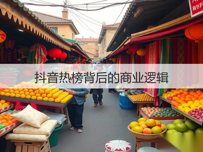 抖音热榜背后的商业逻辑