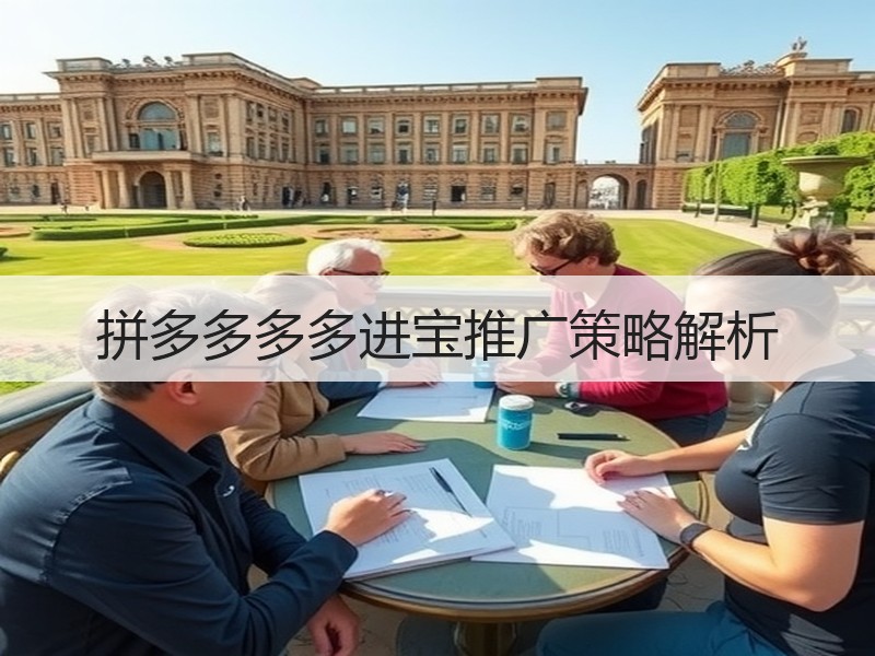 拼多多多多进宝推广策略解析
