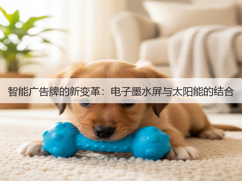 智能广告牌的新变革：电子墨水屏与太阳能的结合