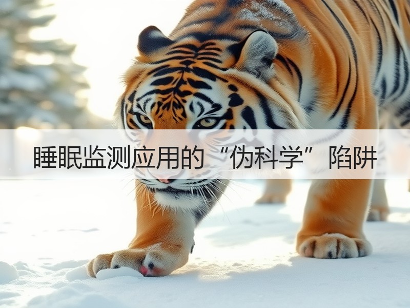 睡眠监测应用的“伪科学”陷阱