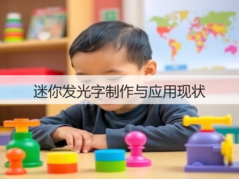 迷你发光字制作与应用现状