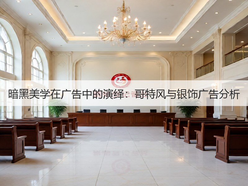 暗黑美学在广告中的演绎：哥特风与银饰广告分析