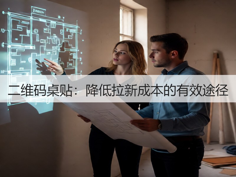 二维码桌贴：降低拉新成本的有效途径