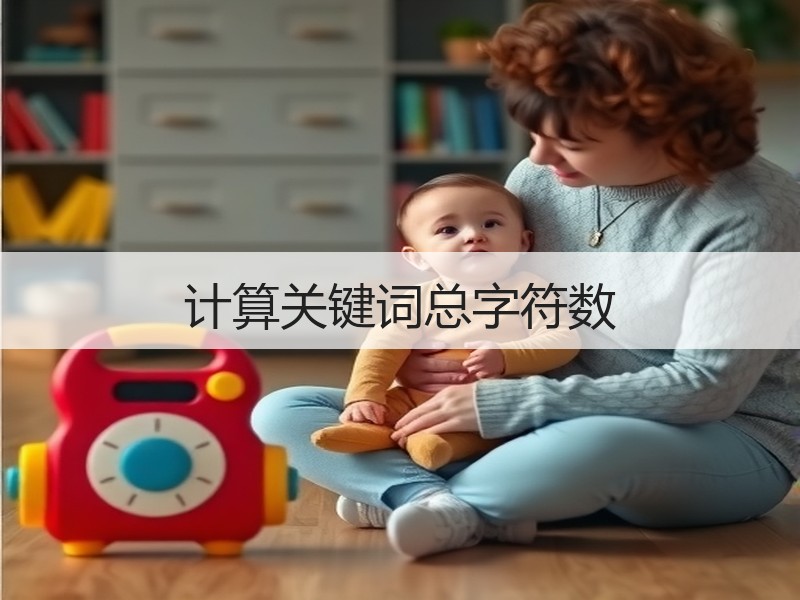 计算关键词总字符数