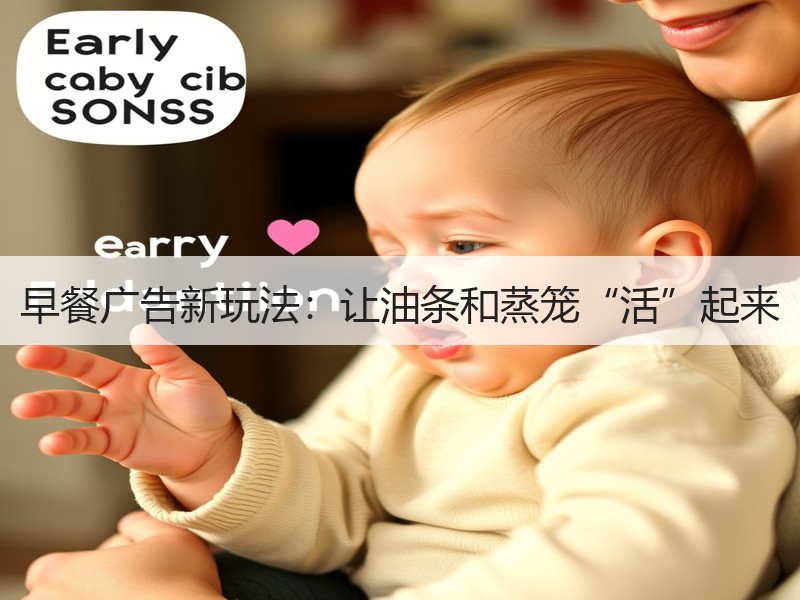 早餐广告新玩法：让油条和蒸笼“活”起来