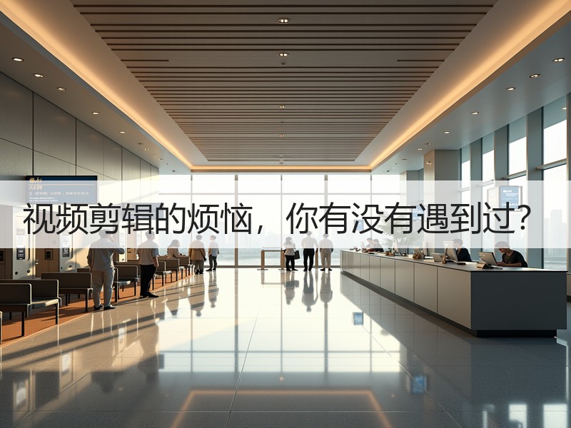 视频剪辑的烦恼，你有没有遇到过？