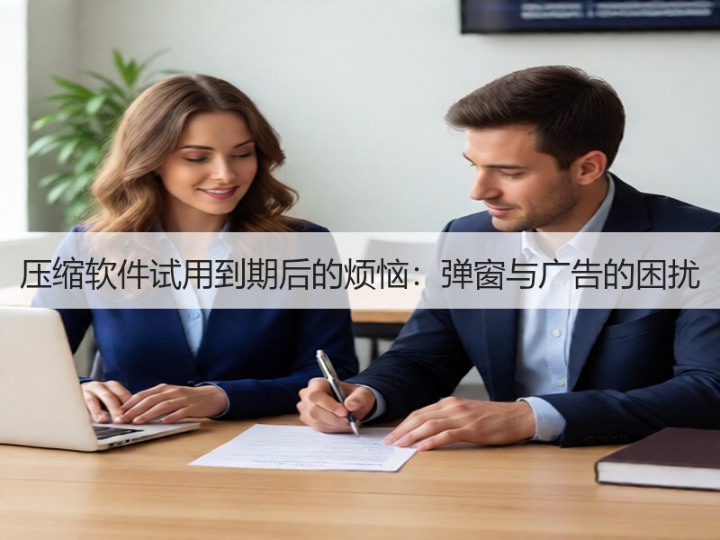 压缩软件试用到期后的烦恼：弹窗与广告的困扰