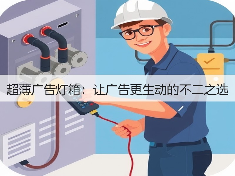 超薄广告灯箱：让广告更生动的不二之选