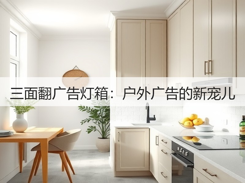 三面翻广告灯箱：户外广告的新宠儿
