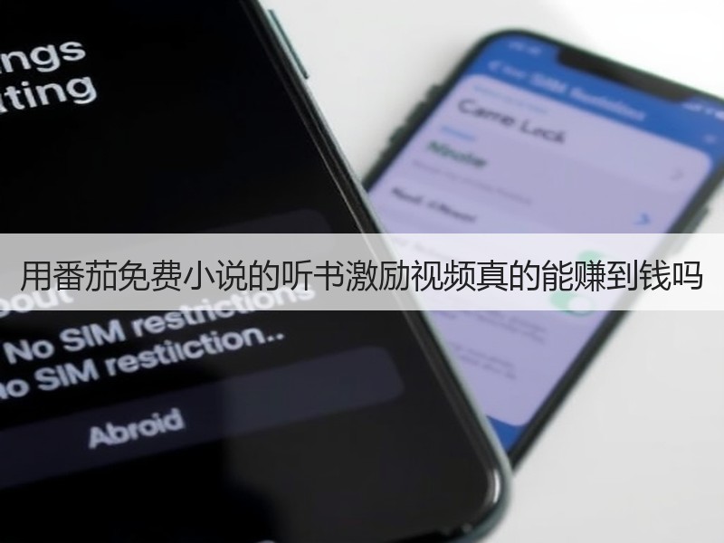 用番茄免费小说的听书激励视频真的能赚到钱吗