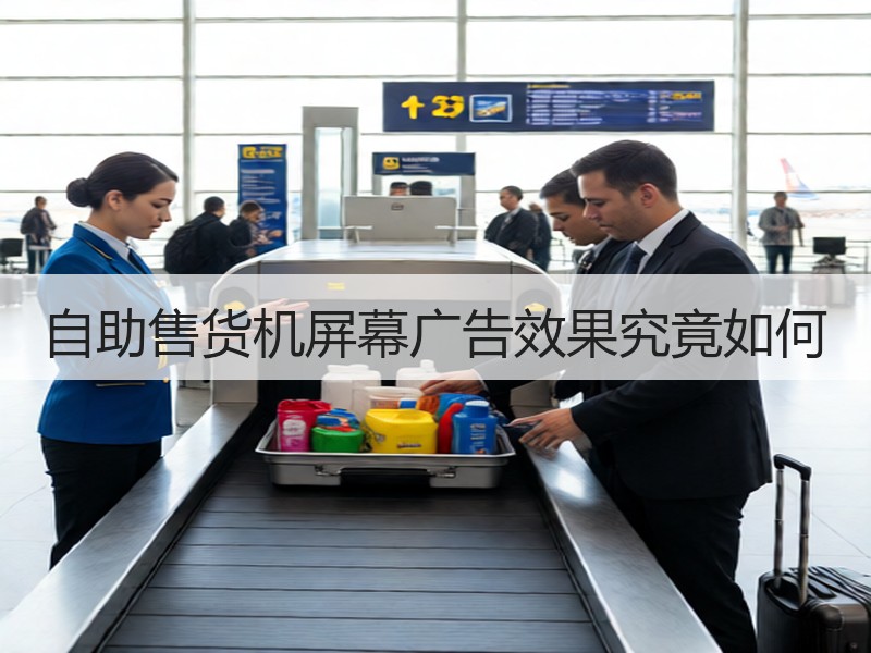 自助售货机屏幕广告效果究竟如何