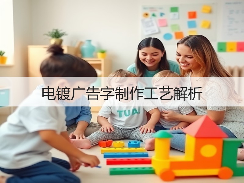 电镀广告字制作工艺解析