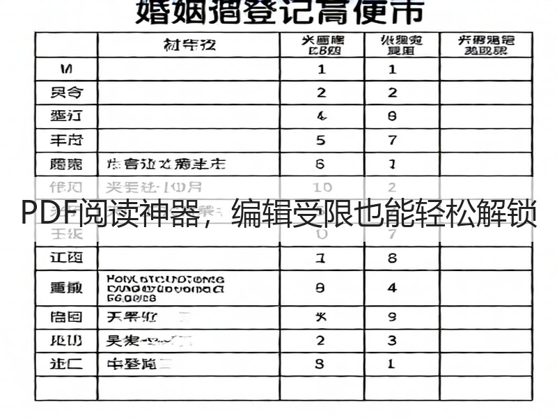 PDF阅读神器，编辑受限也能轻松解锁