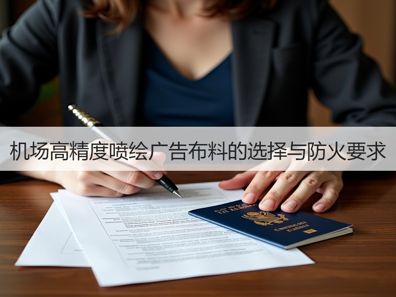 机场高精度喷绘广告布料的选择与防火要求