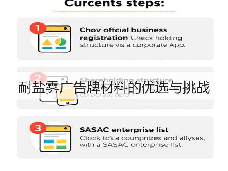 耐盐雾广告牌材料的优选与挑战