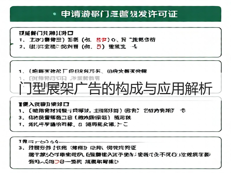 门型展架广告的构成与应用解析