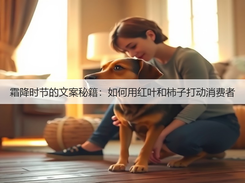 霜降时节的文案秘籍：如何用红叶和柿子打动消费者