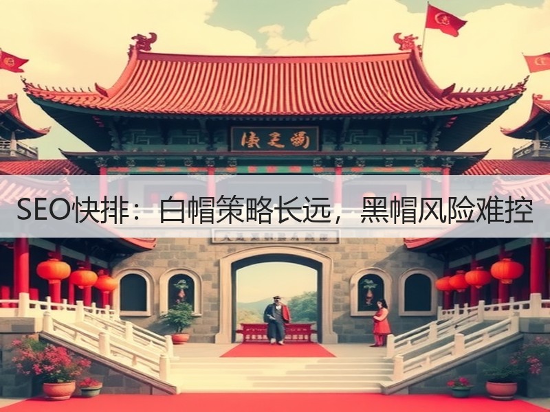 SEO快排：白帽策略长远，黑帽风险难控