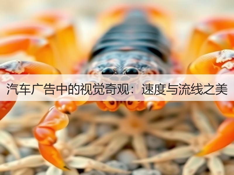 汽车广告中的视觉奇观：速度与流线之美