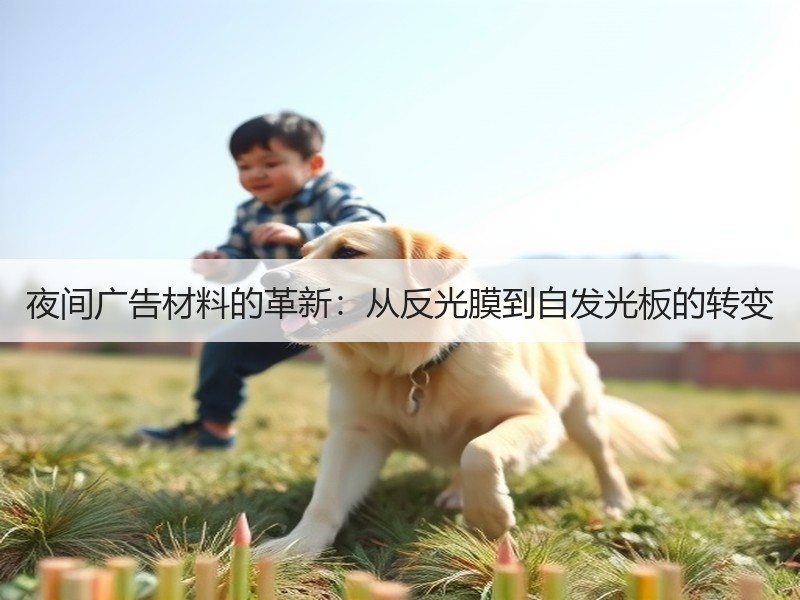 夜间广告材料的革新：从反光膜到自发光板的转变