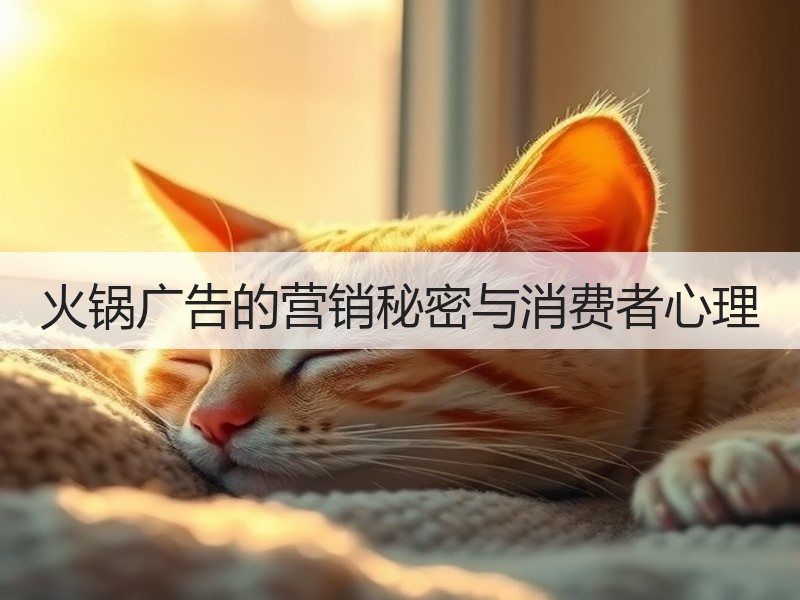 火锅广告的营销秘密与消费者心理