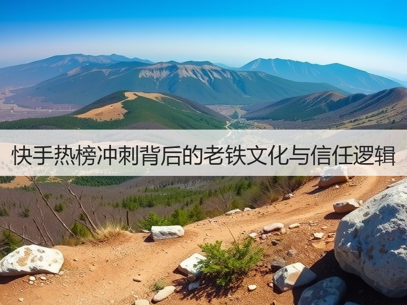快手热榜冲刺背后的老铁文化与信任逻辑