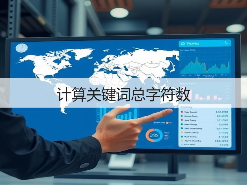 计算关键词总字符数