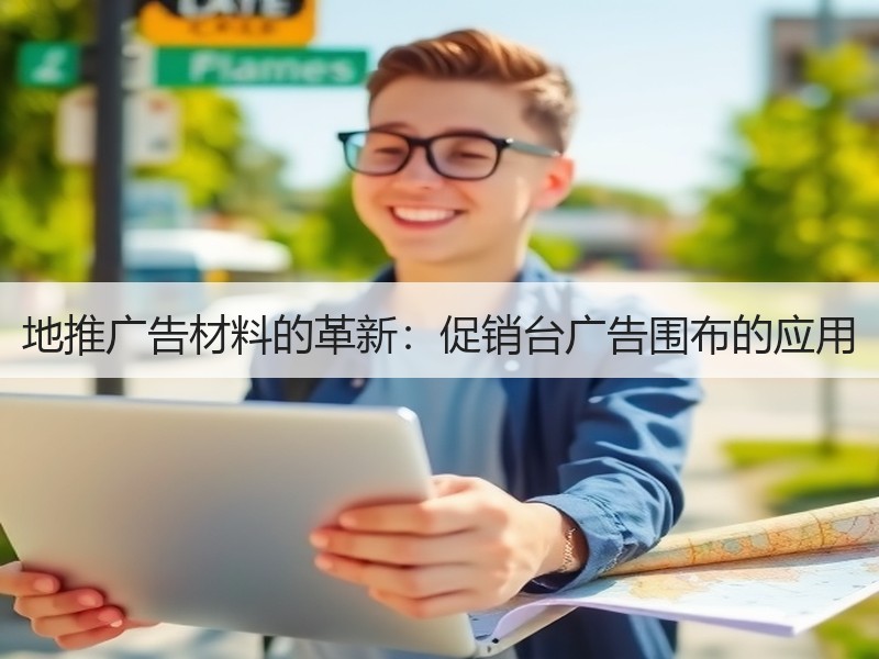 地推广告材料的革新：促销台广告围布的应用