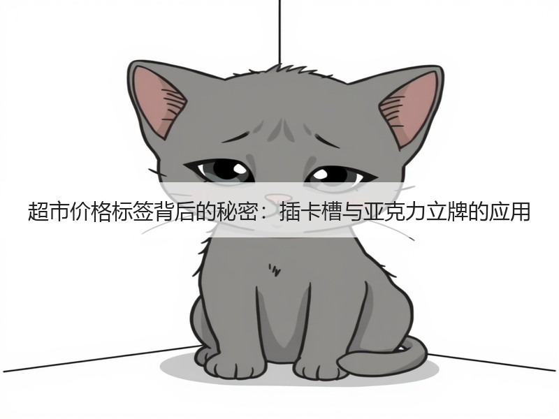 超市价格标签背后的秘密：插卡槽与亚克力立牌的应用