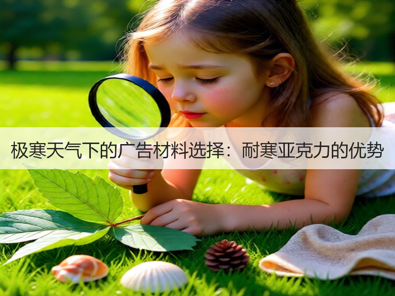 极寒天气下的广告材料选择：耐寒亚克力的优势