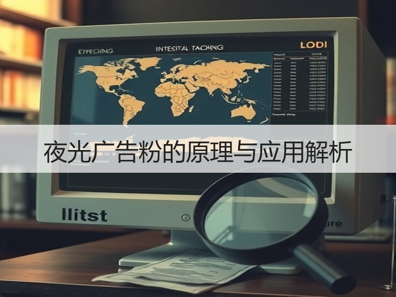 夜光广告粉的原理与应用解析
