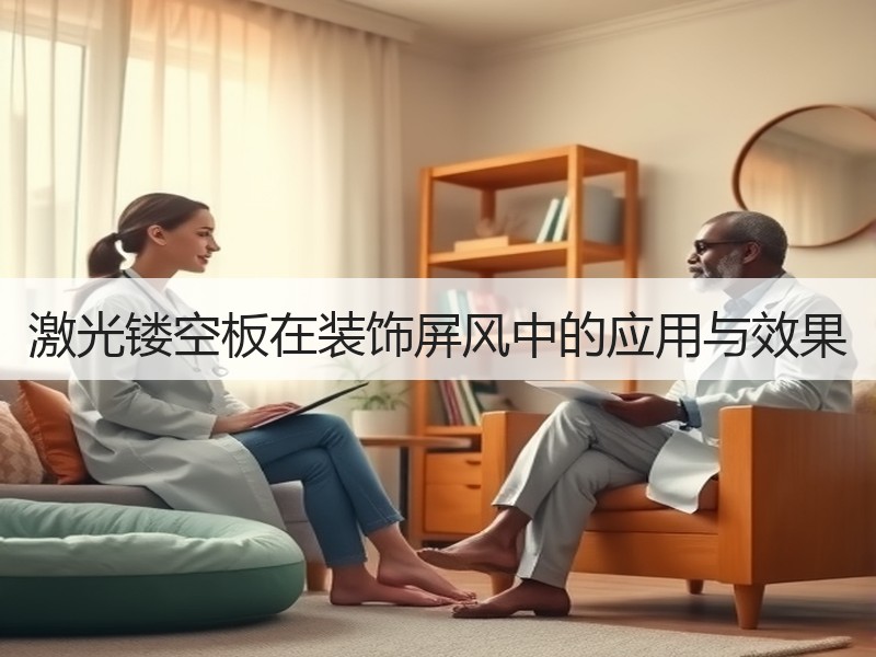 激光镂空板在装饰屏风中的应用与效果