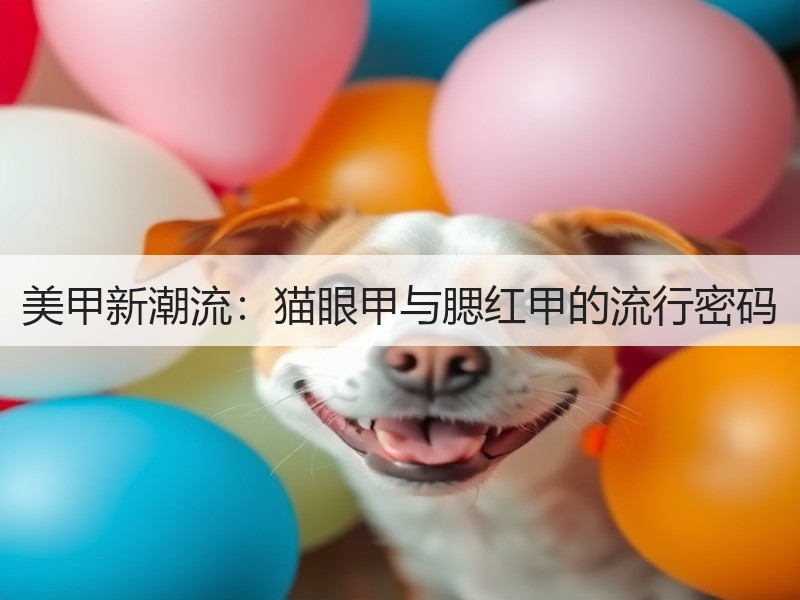 美甲新潮流：猫眼甲与腮红甲的流行密码