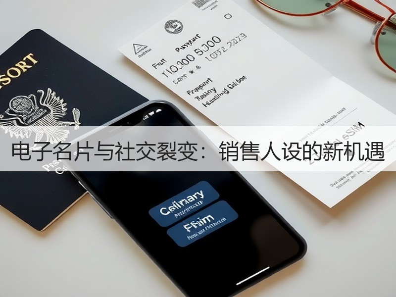 电子名片与社交裂变：销售人设的新机遇