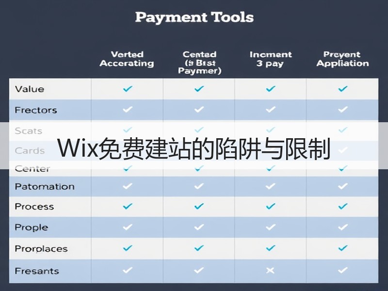 Wix免费建站的陷阱与限制