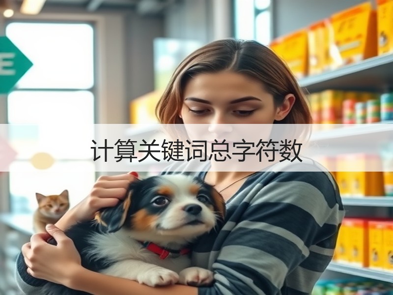 计算关键词总字符数